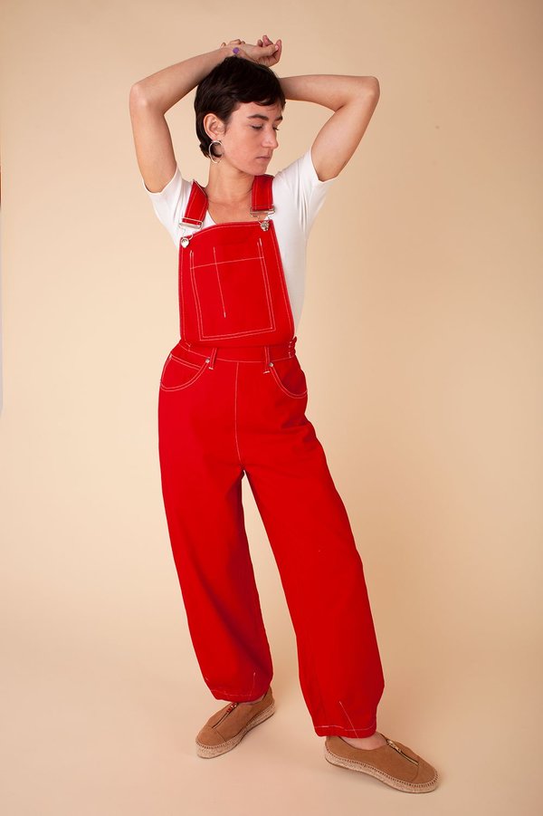 L.F.Markey Fat Boys Dungaree - Red L.F.Markey Fat Boys Dungaree - Red