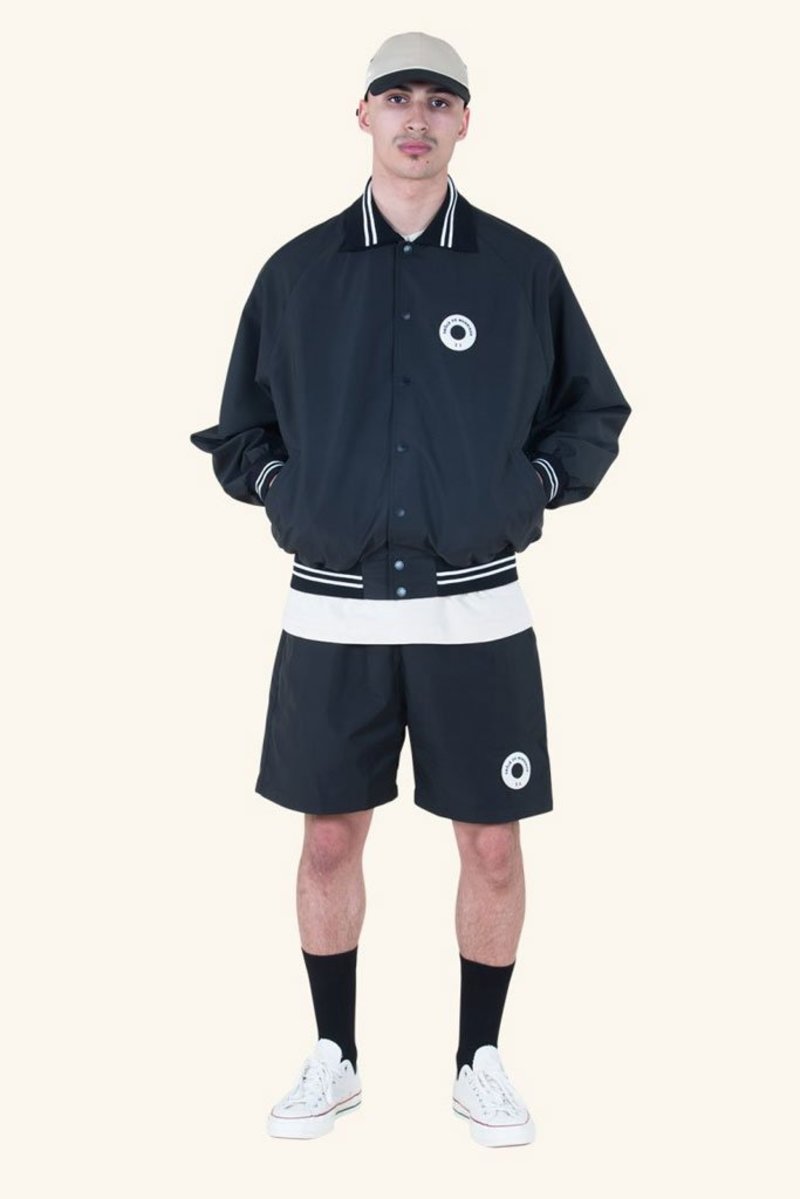 ブルゾン DROLE DE MONSIEUR  NFPM VARSITY JACKET Drôle de Monsieur NFPM Varsity Jacket - Black | Garmentory