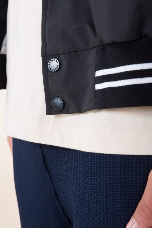 Drôle de Monsieur NFPM Varsity Jacket - Black | Garmentory