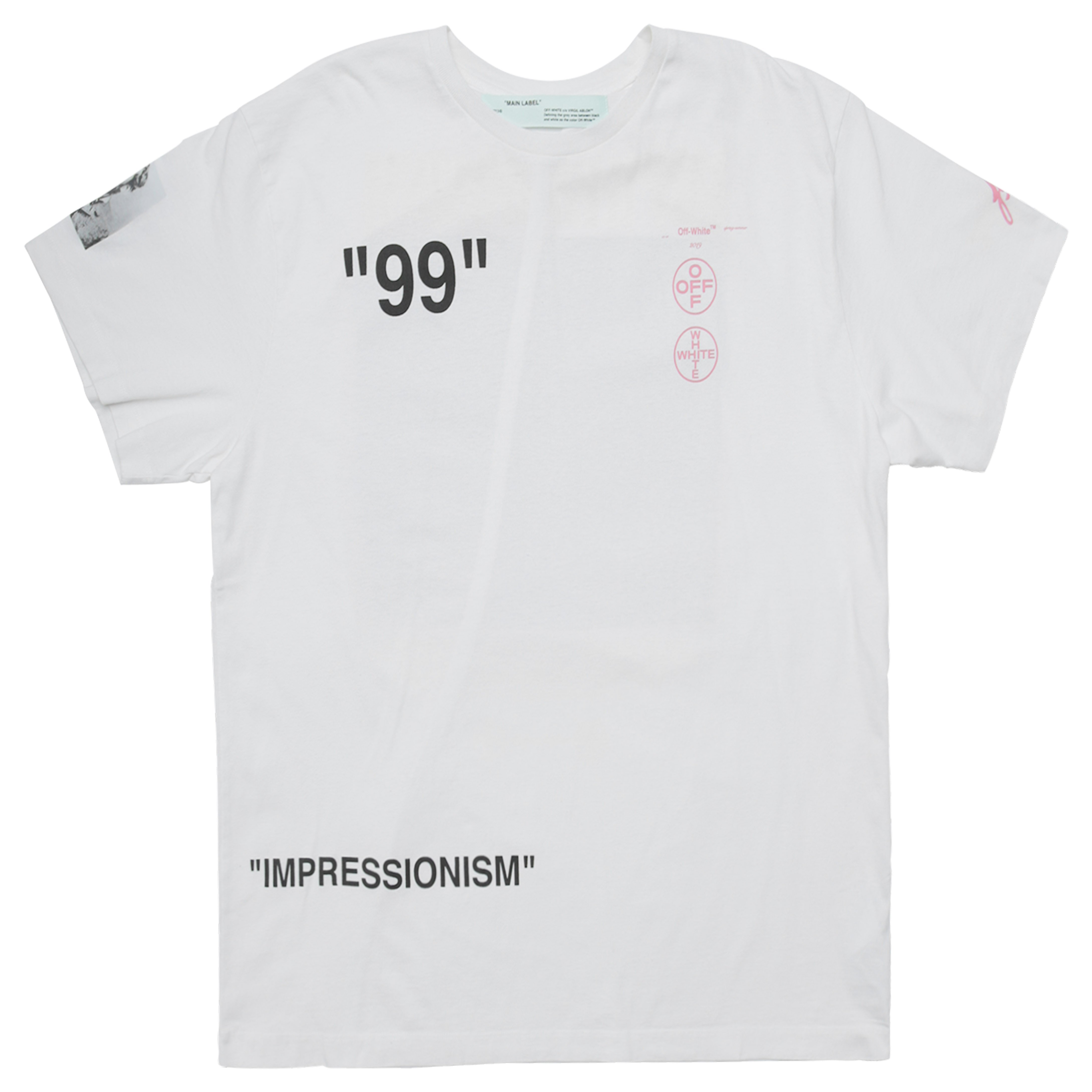 Off White T Shirt 2019 Impressionism Off White Stencil
