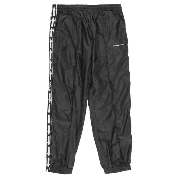 OffWhite Light Nylon Jogging Pants BLACK Garmentory