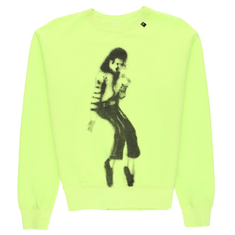 Off-White Michael Jackson Slim Crewneck Sweatshirt - YELLOW