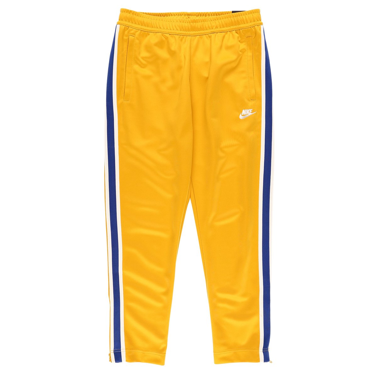 nike track pants yellow