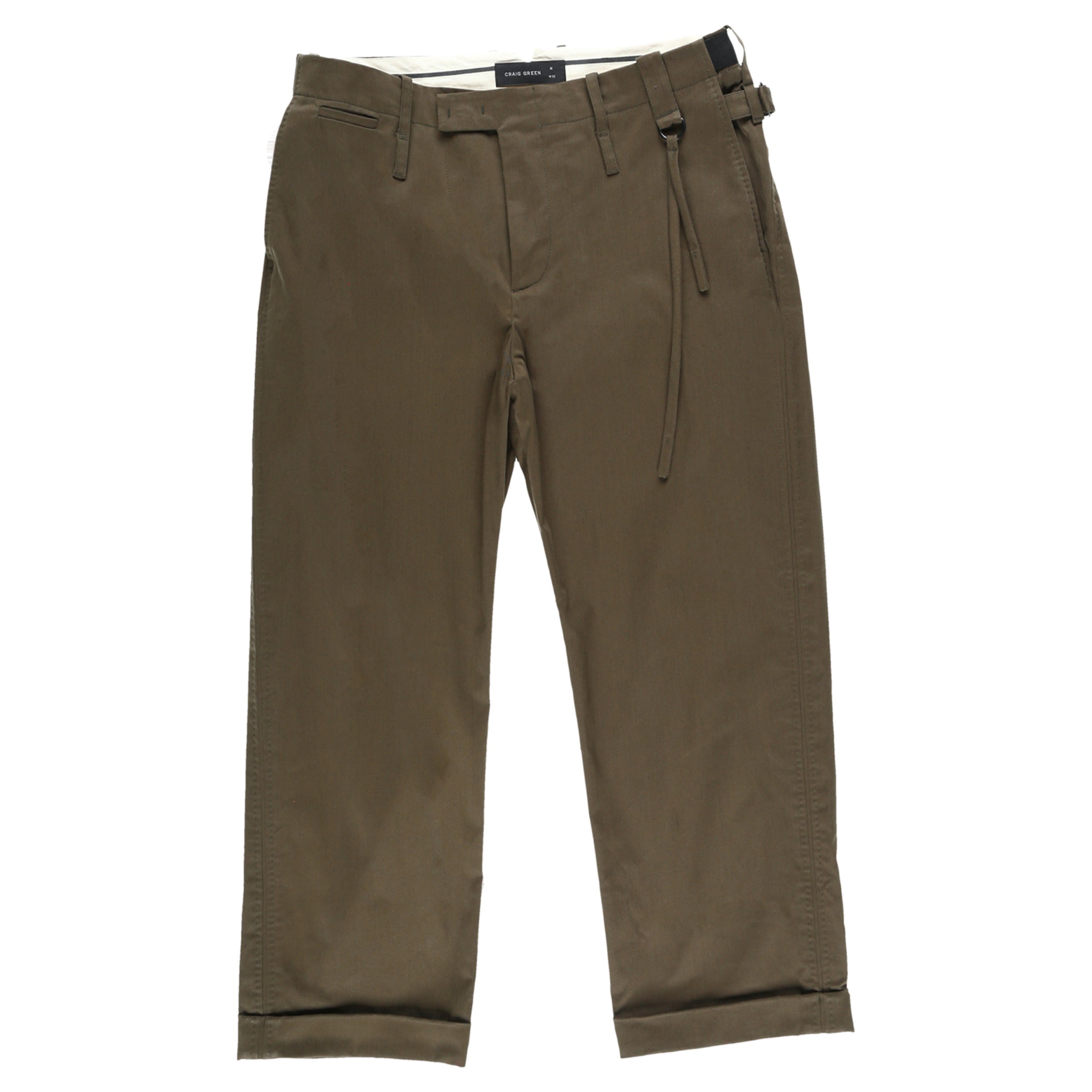 イヤーカフ CRAIG GREEN UNIFORM LEG TROUSER Craig Green Uniform lace-up Trousers | Blue | FARFETCH