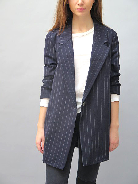 Koch Annie Jacket Navy Stripe Koch Annie Jacket Navy Stripe