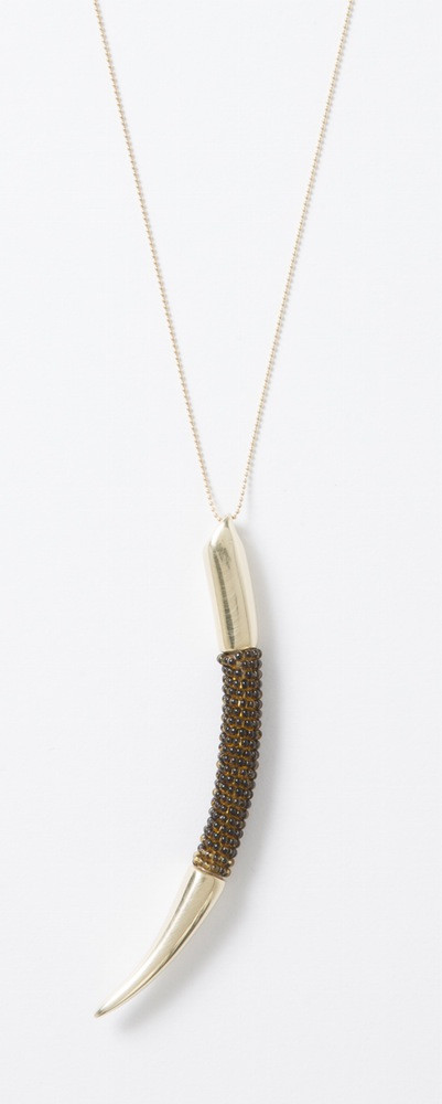 MIKUTI Burnt Marsala Talon Necklace MIKUTI Burnt Marsala Talon Necklace