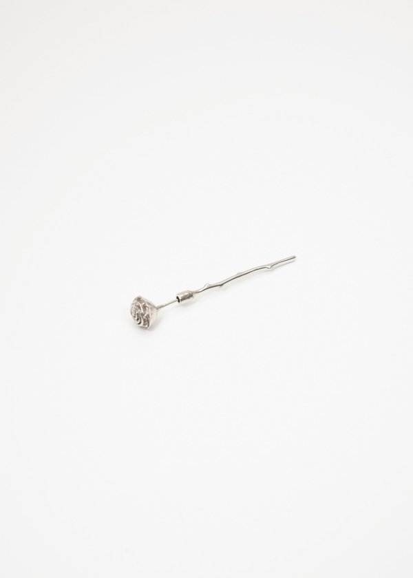 Alan Crocetti Rose Earring - Silver | Garmentory display picture 2