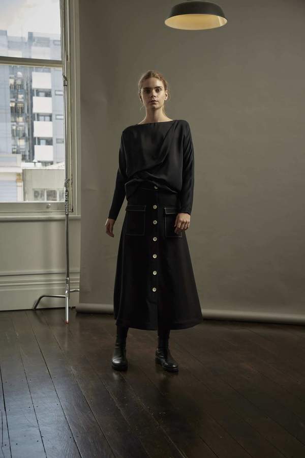 Mina Chloe Skirt - Black