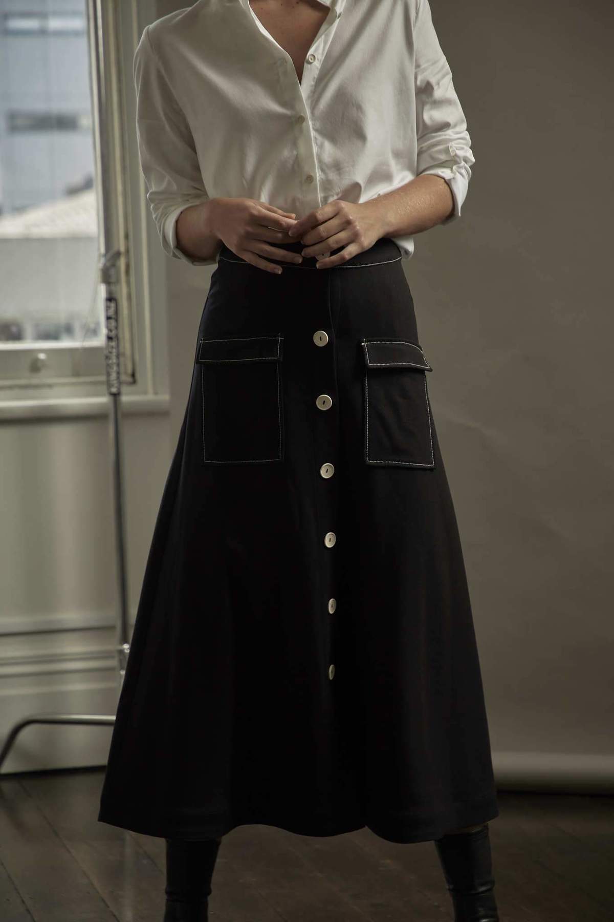 Mina Chloe Skirt - Black - Image 2 of 4