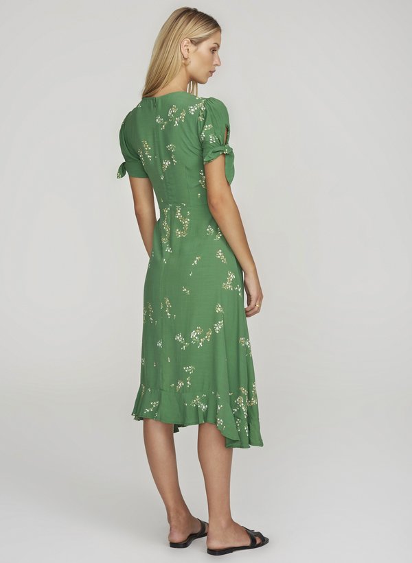 Faithfull Emilia Midi Dress - Myrtille Floral Print