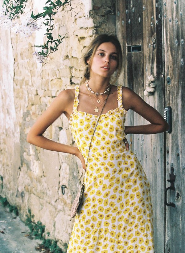 Faithfull Noemi Midi Dress - Constance Floral Print | Garmentory Faithfull Noemi Midi Dress - Constance Floral Print | Garmentory