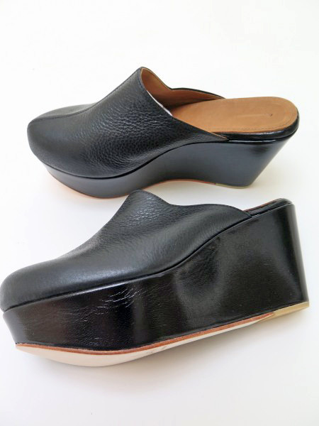 THE PALATINES Lacuna Geometric Wedge Clog THE PALATINES Lacuna Geometric Wedge Clog
