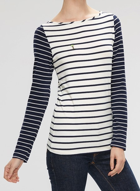 AMOUR VERT Striped Earth Tee AMOUR VERT Striped Earth Tee