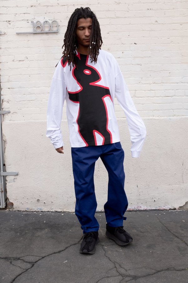 Marni Long Sleeve Logo Tee - DANCE BUNNY | Garmentory
