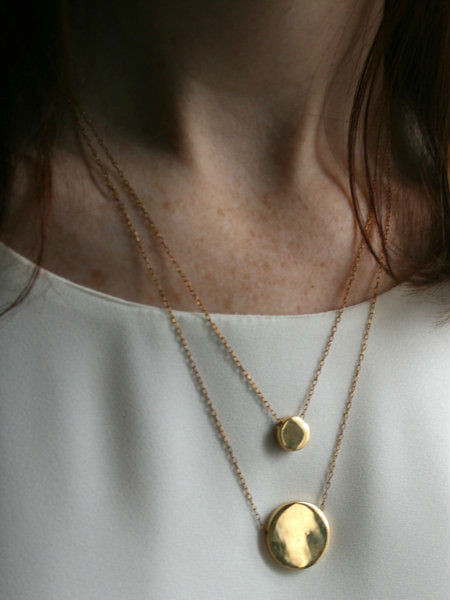 LAURA LOMBARDI Small Circle Necklace LAURA LOMBARDI Small Circle Necklace