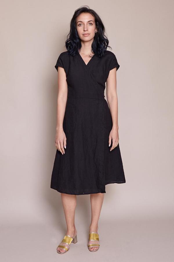 fit and flare knit dress Fit & Flare Tonal Textured Asymmetrical Knit Dress