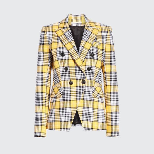 veronica beard yellow blazer