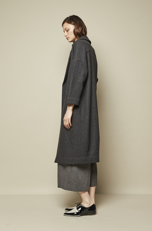 DROPPED SHOULDER OVERSIZED LONG COAT DROPPED SHOULDER OVERSIZED LONG COAT