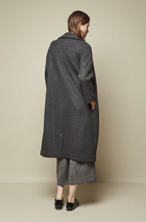 DROPPED SHOULDER OVERSIZED LONG COAT DROPPED SHOULDER OVERSIZED LONG COAT