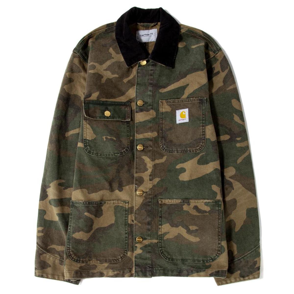 Carhartt WIP Michigan Coat - Camo Laurel Aged Canvas | Garmentory