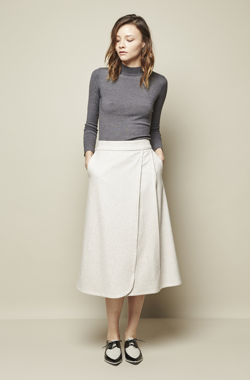 LOW MOCK NECK KNIT TOPP LOW MOCK NECK KNIT TOPP