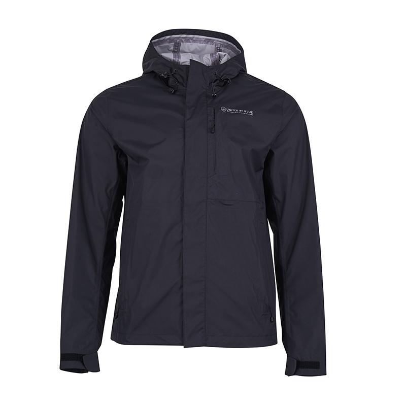 United by Blue Albright Rain Shell Black Garmentory