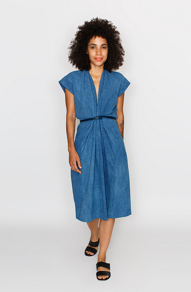 Miranda Bennett Studio Tempest Dress Indigo Miranda Bennett Studio Tempest Dress Indigo