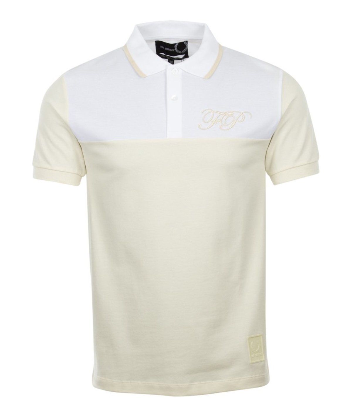 Fred Perry x Raf Simons Embroidered Initial Pique Polo Shirt Off