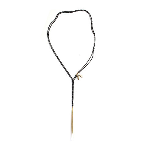 K/LLER Collection Quill Lariat Necklace K/LLER Collection Quill Lariat Necklace