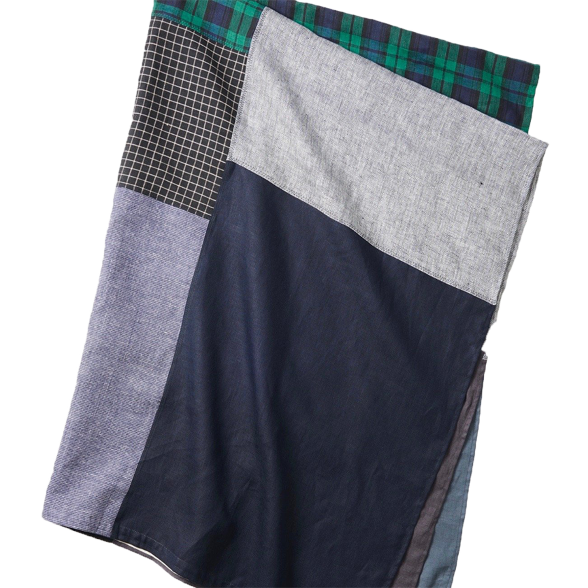 Fog Linen Work PATCHWORK TABLECLOTH - LINEN - Image 1 of 2