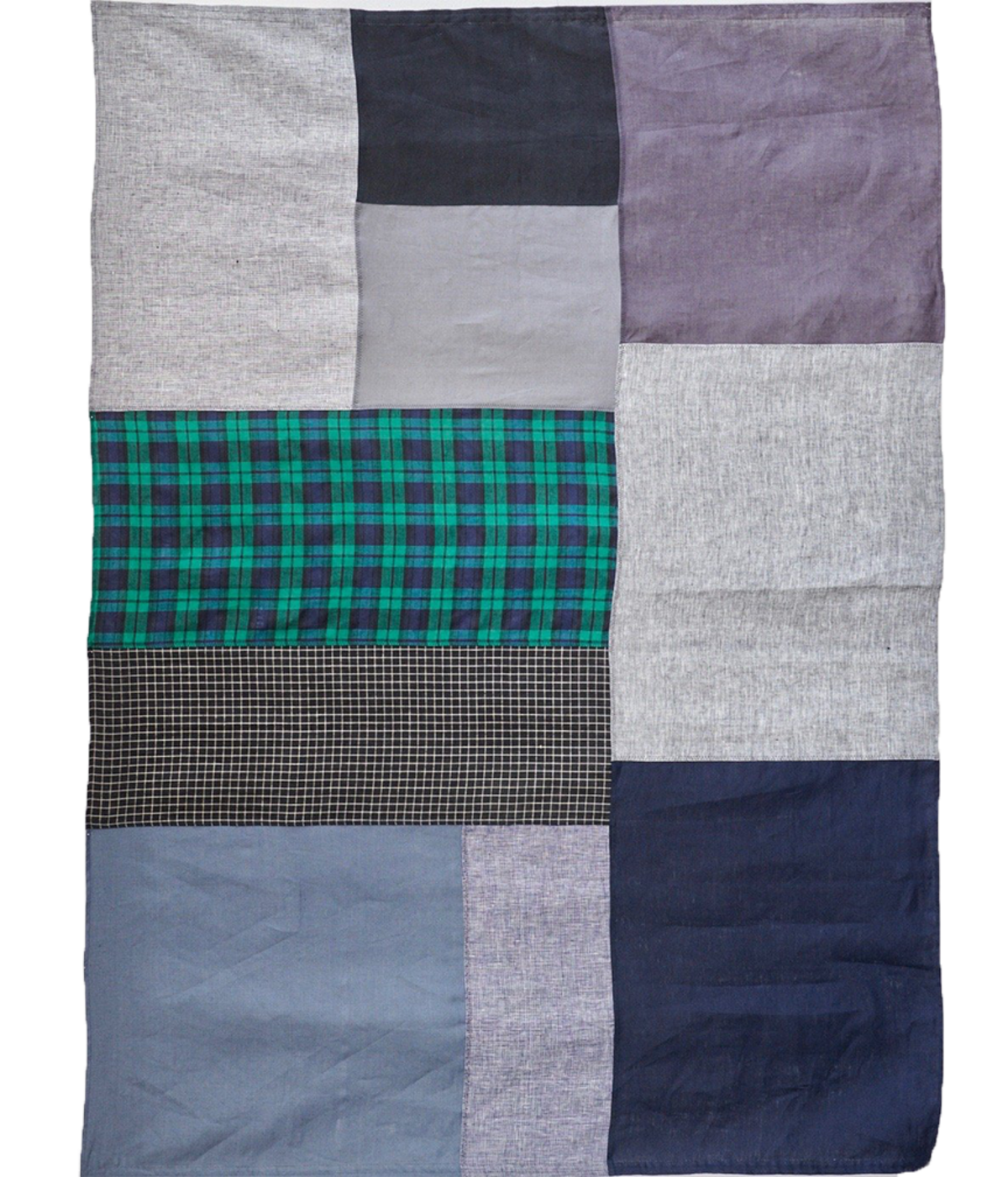 Fog Linen Work PATCHWORK TABLECLOTH - LINEN - Image 2 of 2