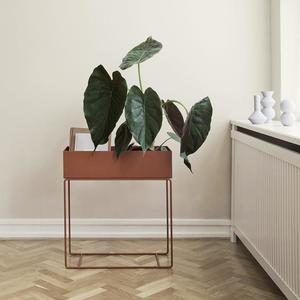 Ferm Living Plant Box Rectangle - Red Brown | Garmentory