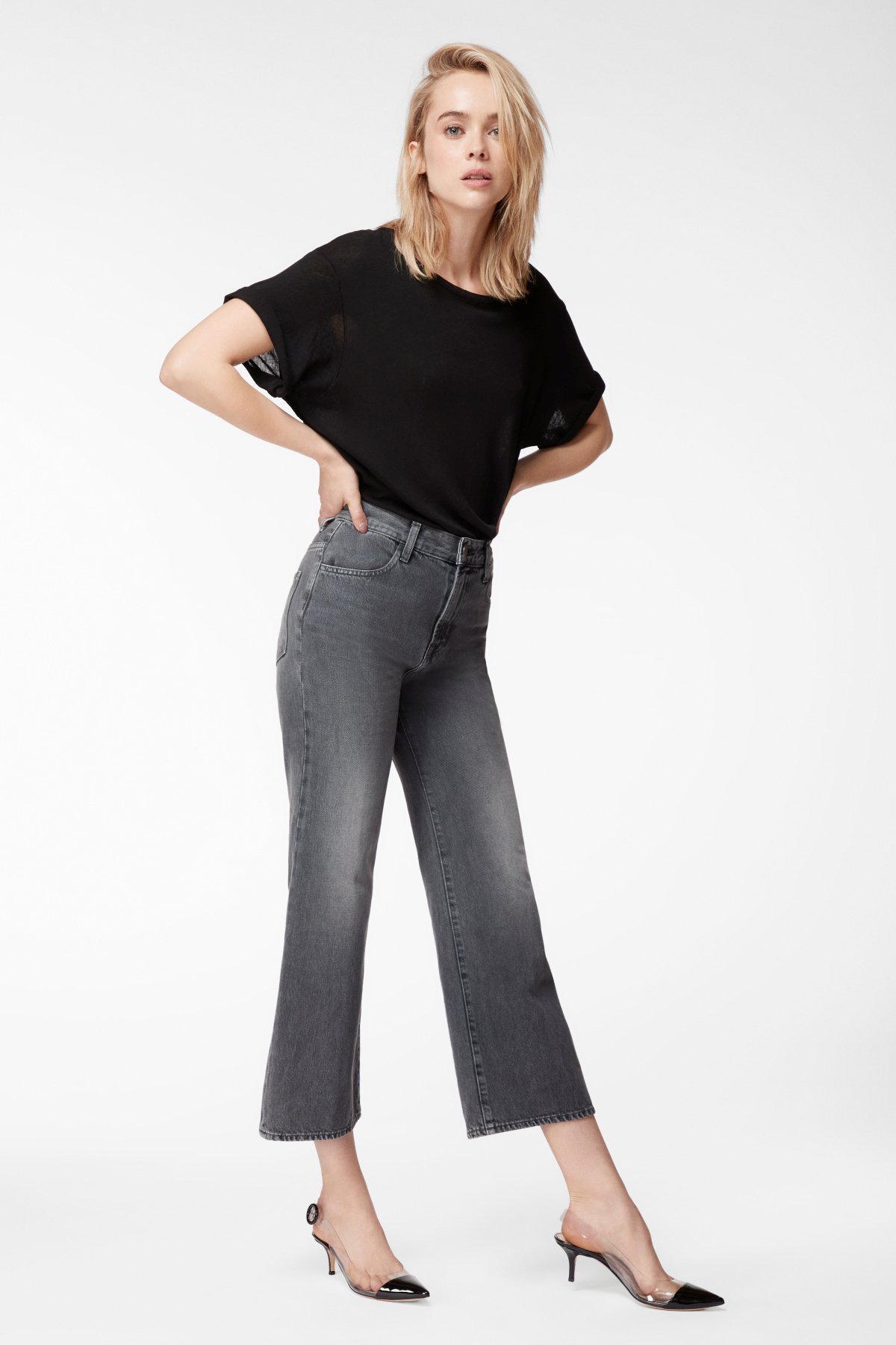 J Brand Joan High Rise Crop - Haven 