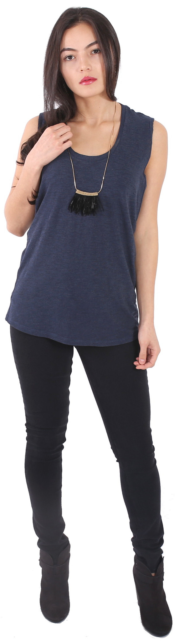 Lanston Twist Back Muscle Tee Lanston Twist Back Muscle Tee