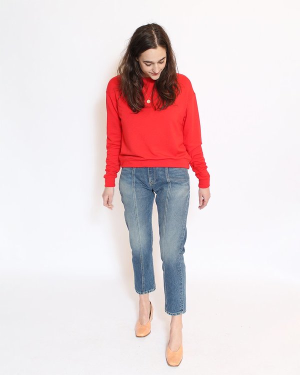 Corinne Boyfriend Sweater - Poppy Corinne Boyfriend Sweater - Poppy