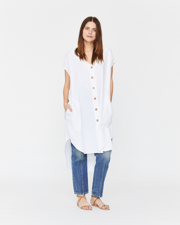 Esby Delphine Button Down Dress Esby Delphine Button Down Dress