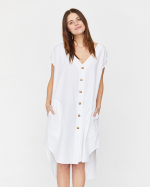 Esby Delphine Button Down Dress Esby Delphine Button Down Dress
