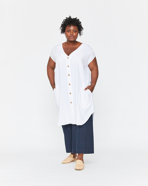 Esby Delphine Button Down Dress Esby Delphine Button Down Dress