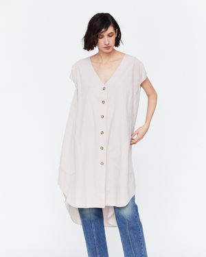 Esby Delphine Button Down Dress Esby Delphine Button Down Dress