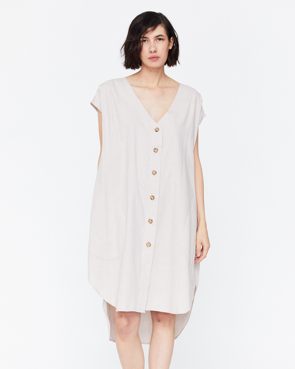 Esby Delphine Button Down Dress Esby Delphine Button Down Dress