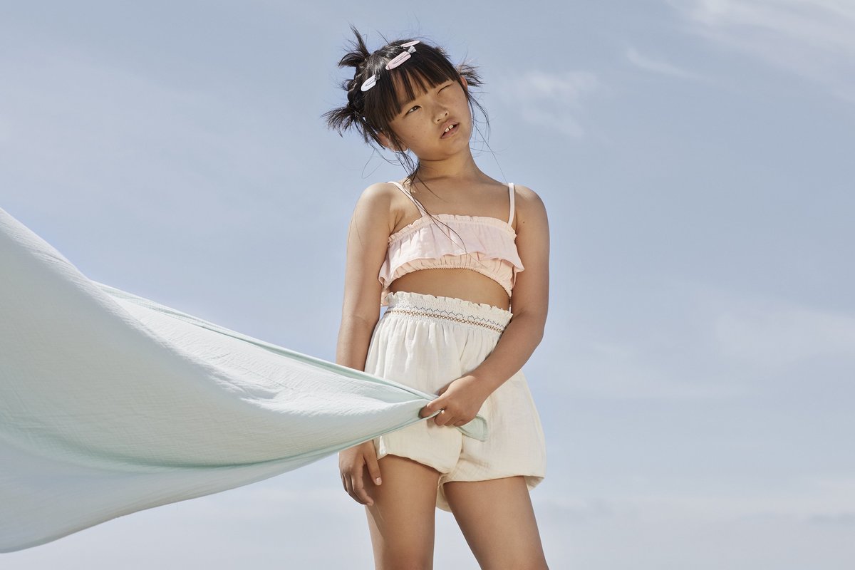 KIDS Liilu Smock Bloomer - Cru Natural - Image 4 of 4