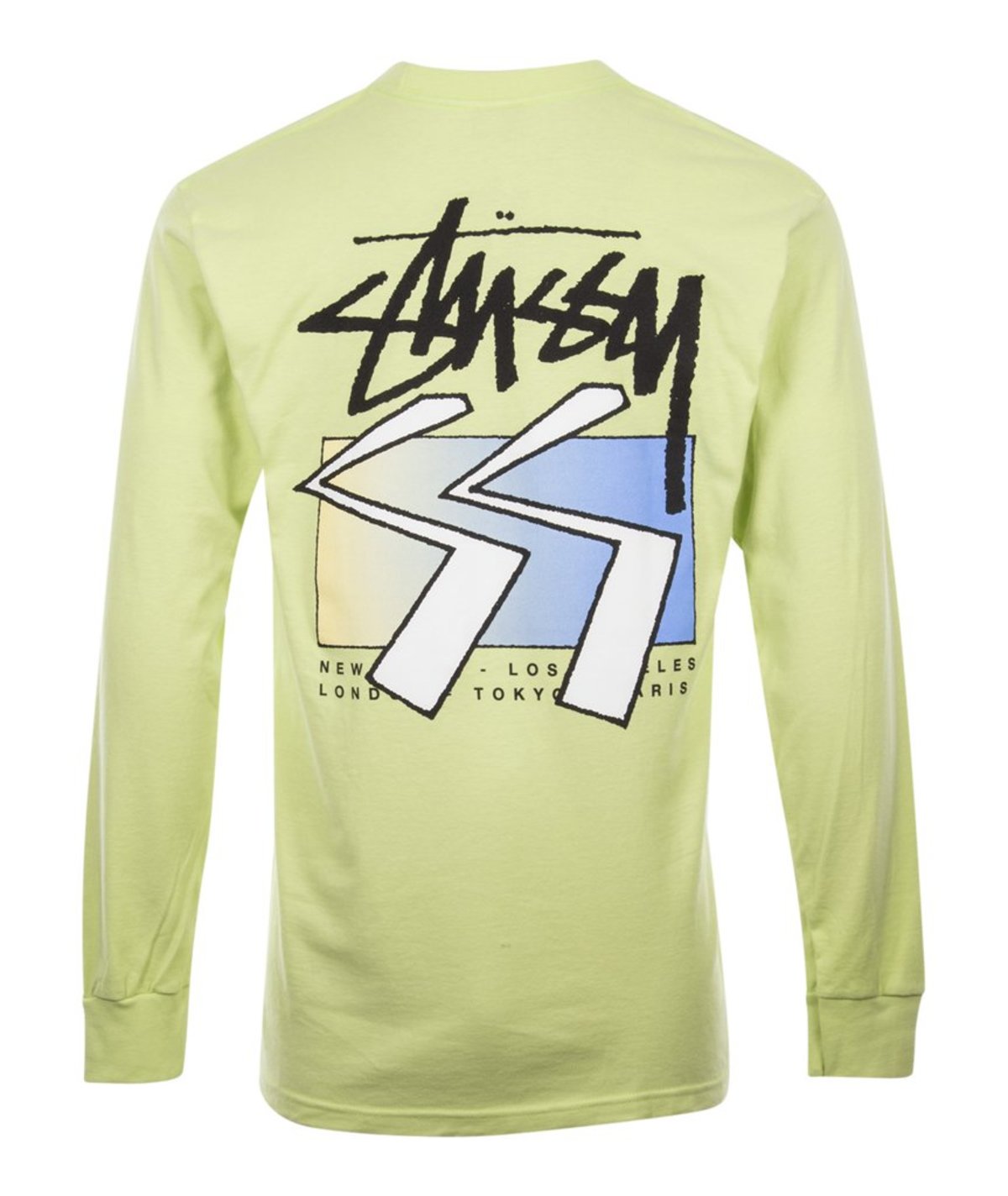 Stussy SS Cube LS Tee - green | Garmentory