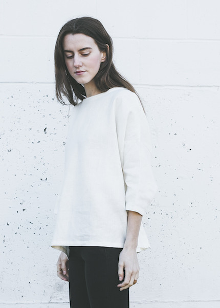 Sunja Link Pullover in Cream Sunja Link Pullover in Cream
