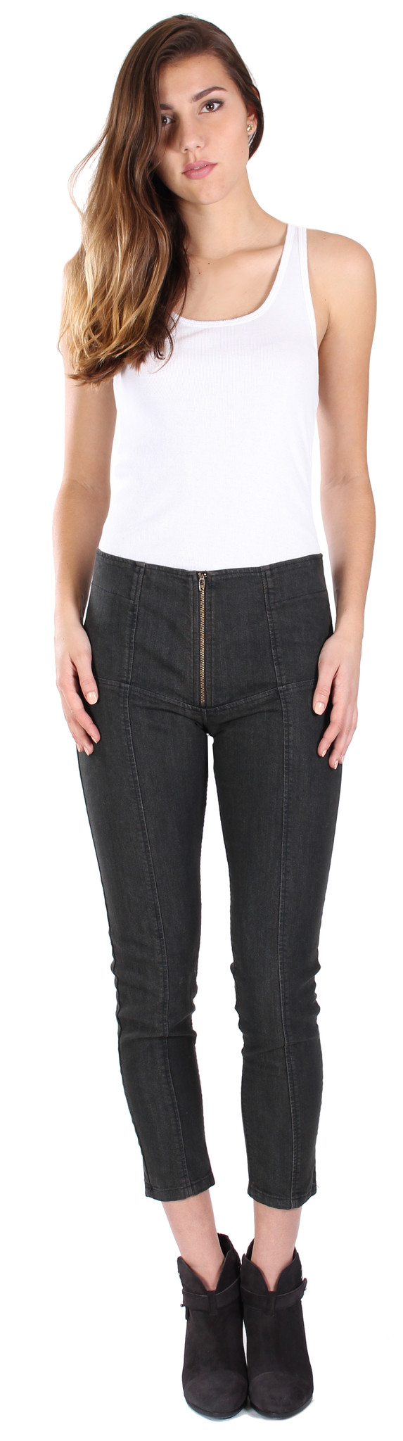 Prairie Underground A/L Denim Girdle in Felt Prairie Underground A/L Denim Girdle in Felt