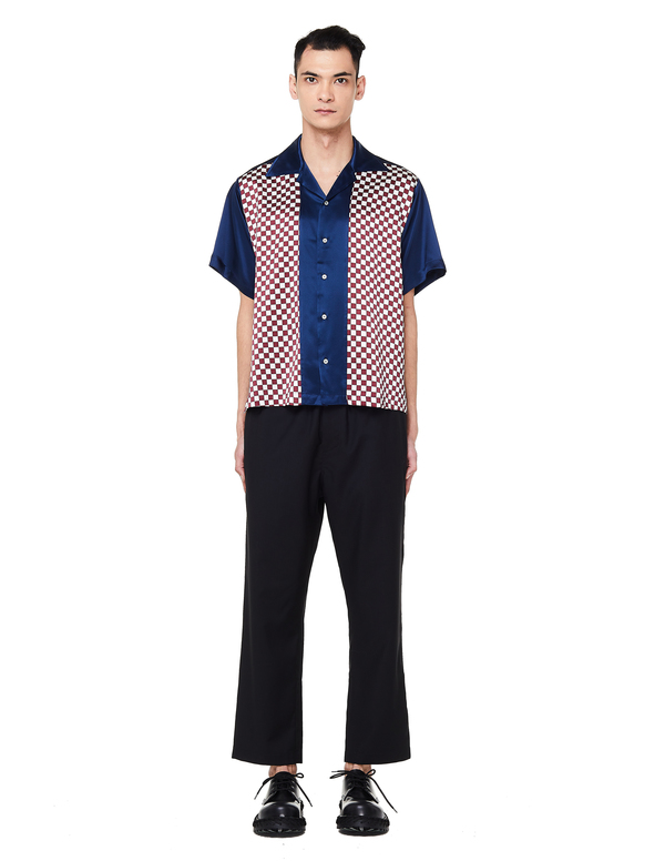 確実正規　ENFANTS RICHES DÉPRIMÉS 半袖シャツ 水色 Enfants Riches Déprimés - Thrashed Distressed Logo-Print