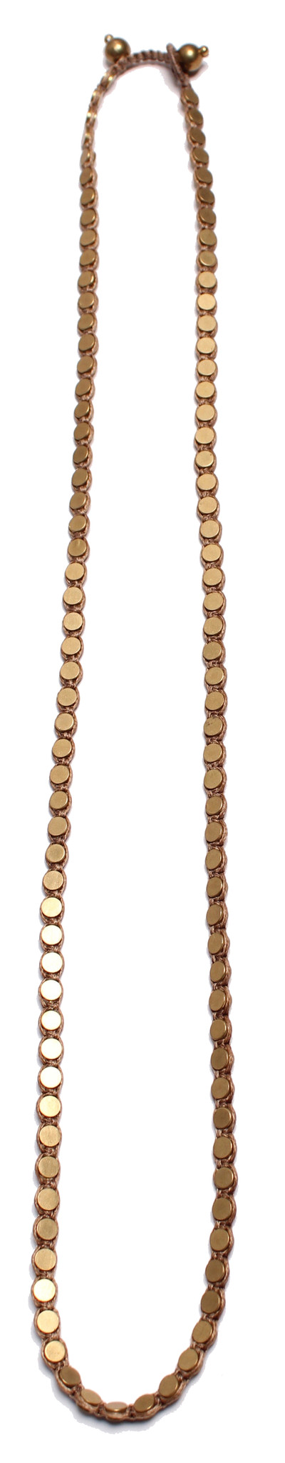 Triple Wrap Disk Necklace or Bracelet in Desert Triple Wrap Disk Necklace or Bracelet in Desert