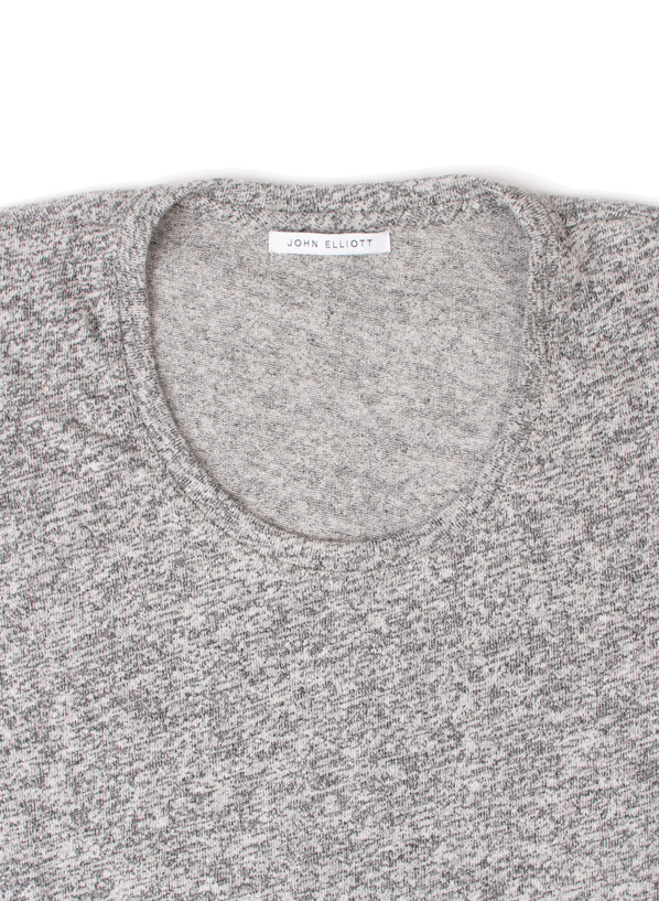 Men's john elliott Curve U-Neck Co-Mix Grey Men's john elliott Curve U-Neck Co-Mix Grey