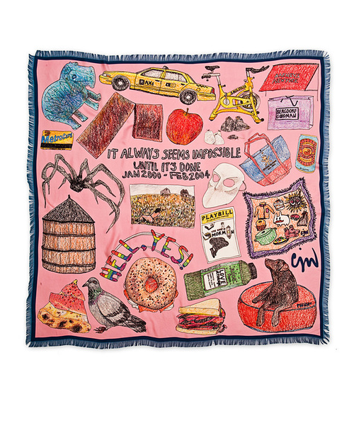 CJW New York City Silk Twill Scarf CJW New York City Silk Twill Scarf