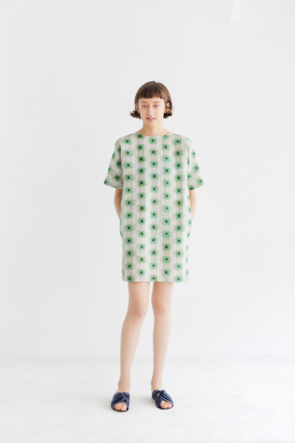 Samuji Belisma Dress - Green/Powder | Garmentory Samuji Belisma Dress - Green/Powder | Garmentory