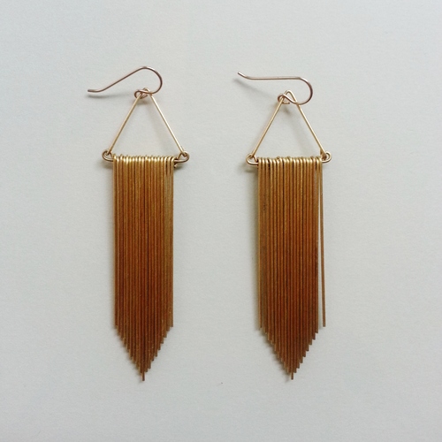 Hellbent Fringe Chevron Earrings Hellbent Fringe Chevron Earrings